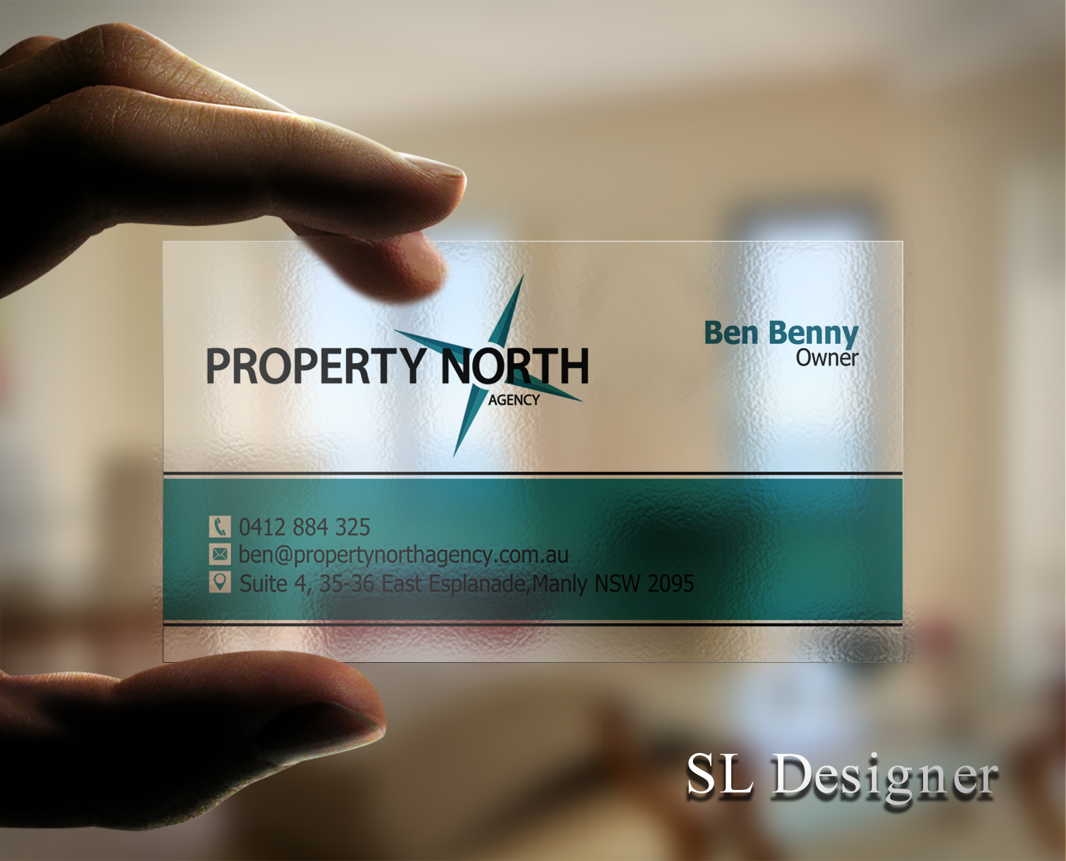 Diseño de Tarjeta de Presentación por SL Designer para Property North Agency | Diseño #9745635