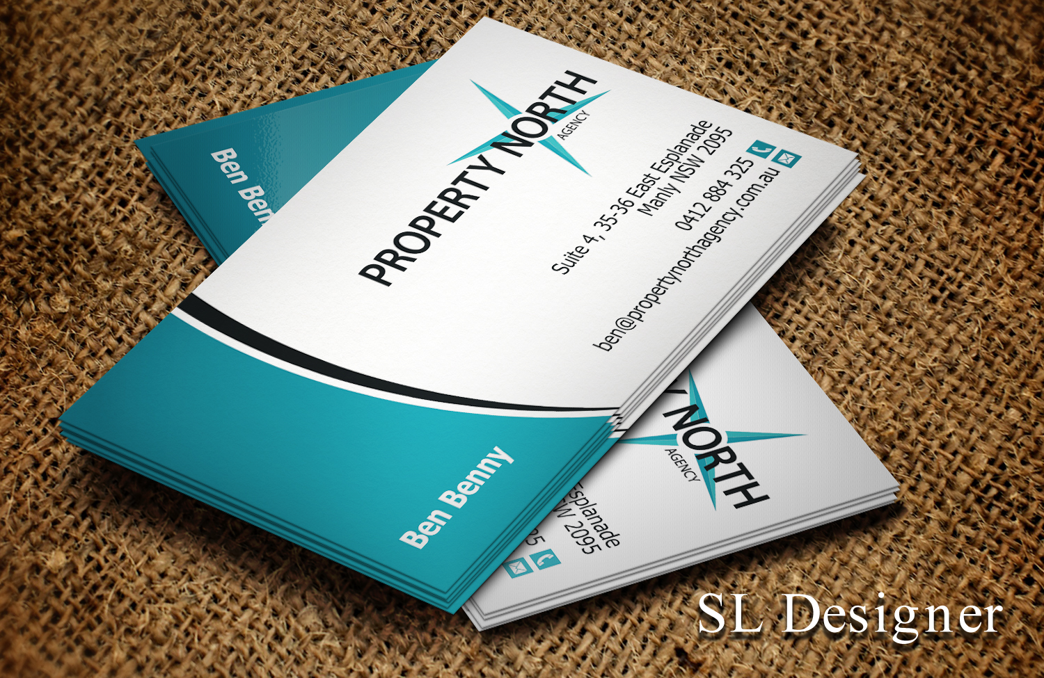 Diseño de Tarjeta de Presentación por SL Designer para Property North Agency | Diseño #9745647