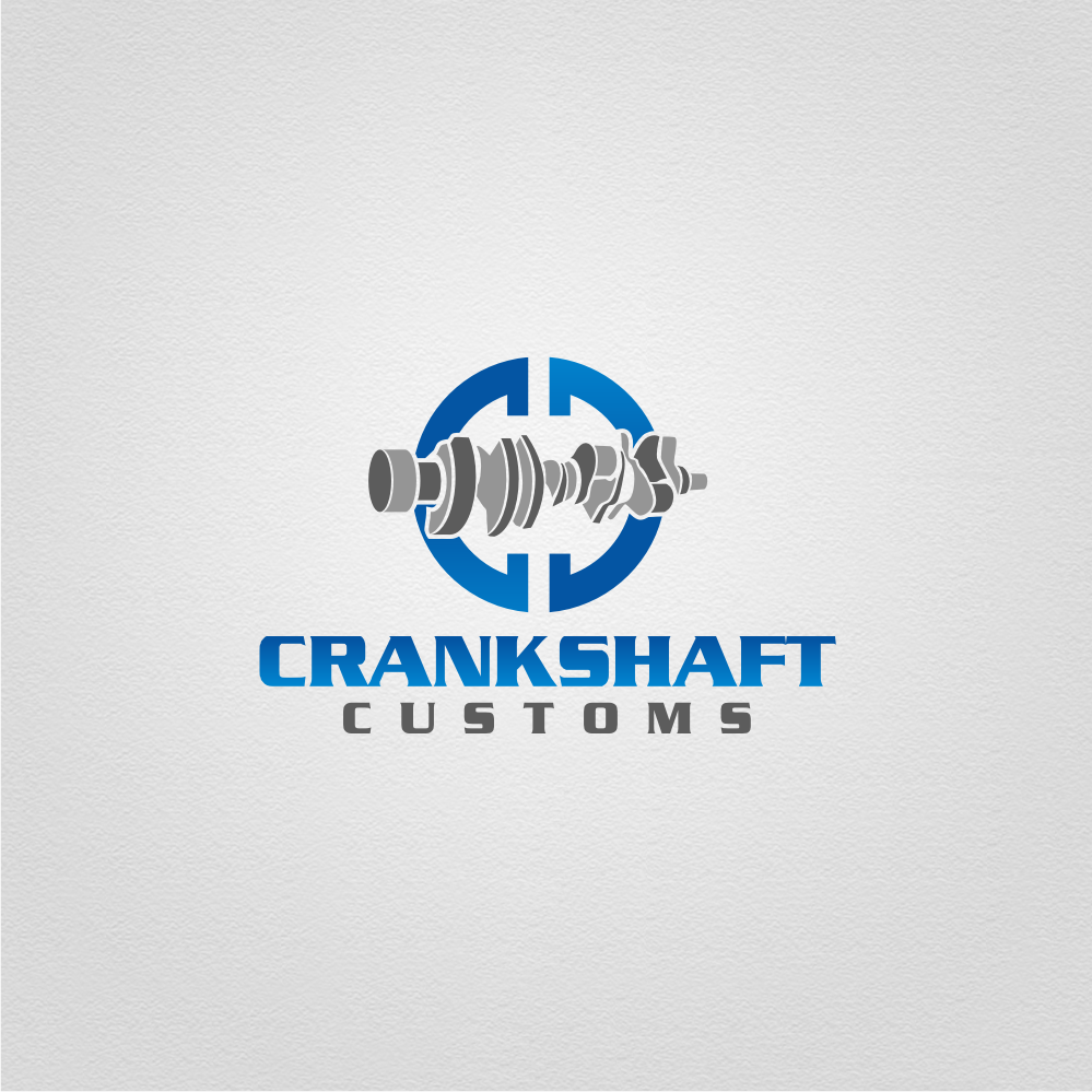 Logo-Design von Arham Hidayat für Crankshaft Customs | Design #9787709