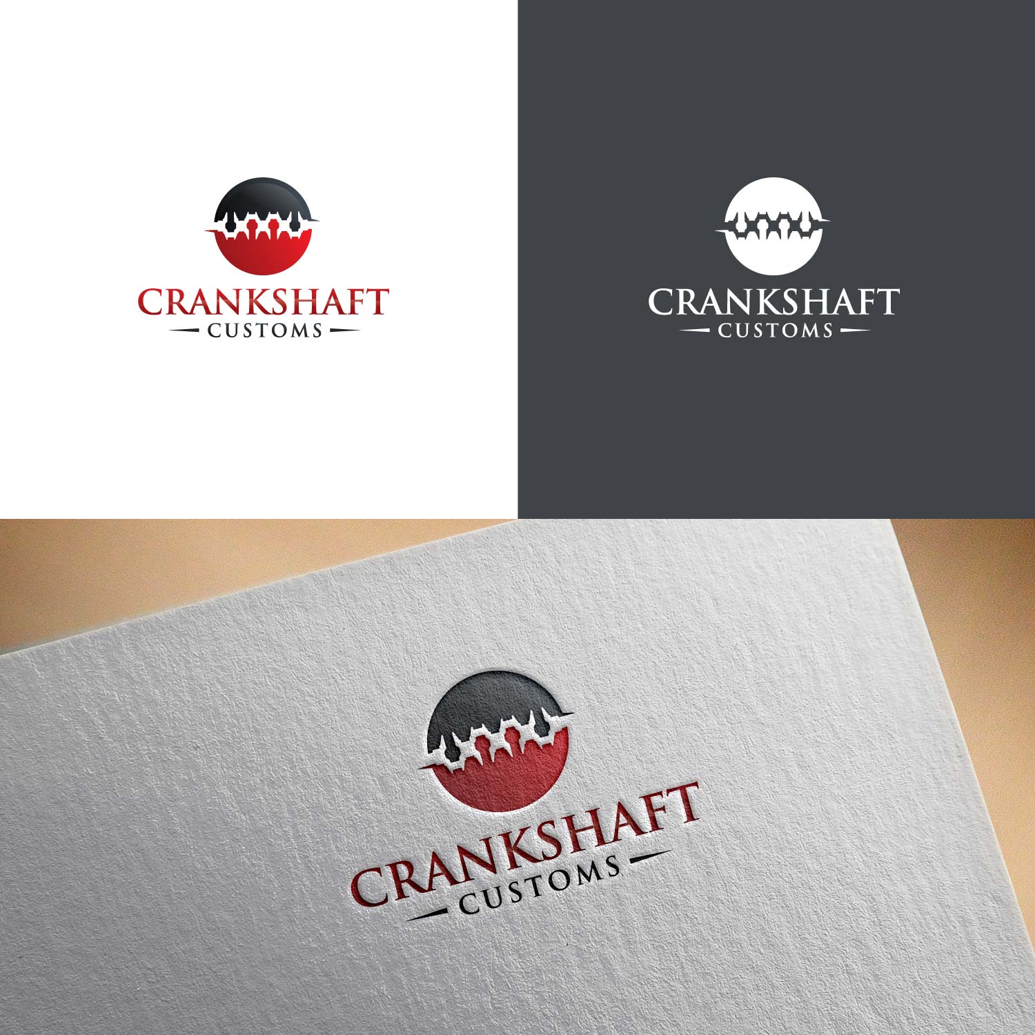 Logo Design by karthika vs for Crankshaft Customs | Design #9743634