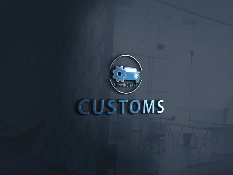 Logo Design by hrahman25091979 for Crankshaft Customs | Design #9744020