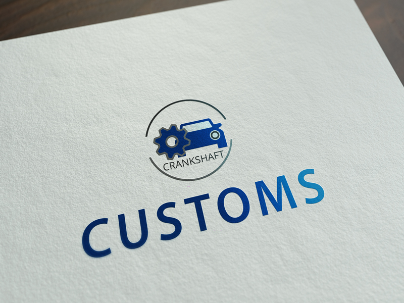 Logo Design by hrahman25091979 for Crankshaft Customs | Design #9744024