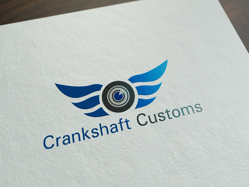 Logo Design by hrahman25091979 for Crankshaft Customs | Design #9744064