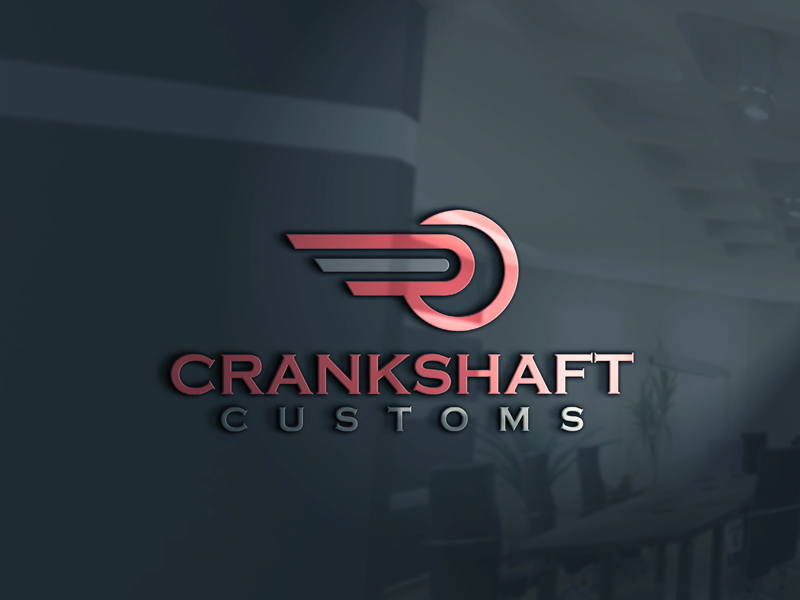 Logo Design by spring TM for Crankshaft Customs | Design #9747769