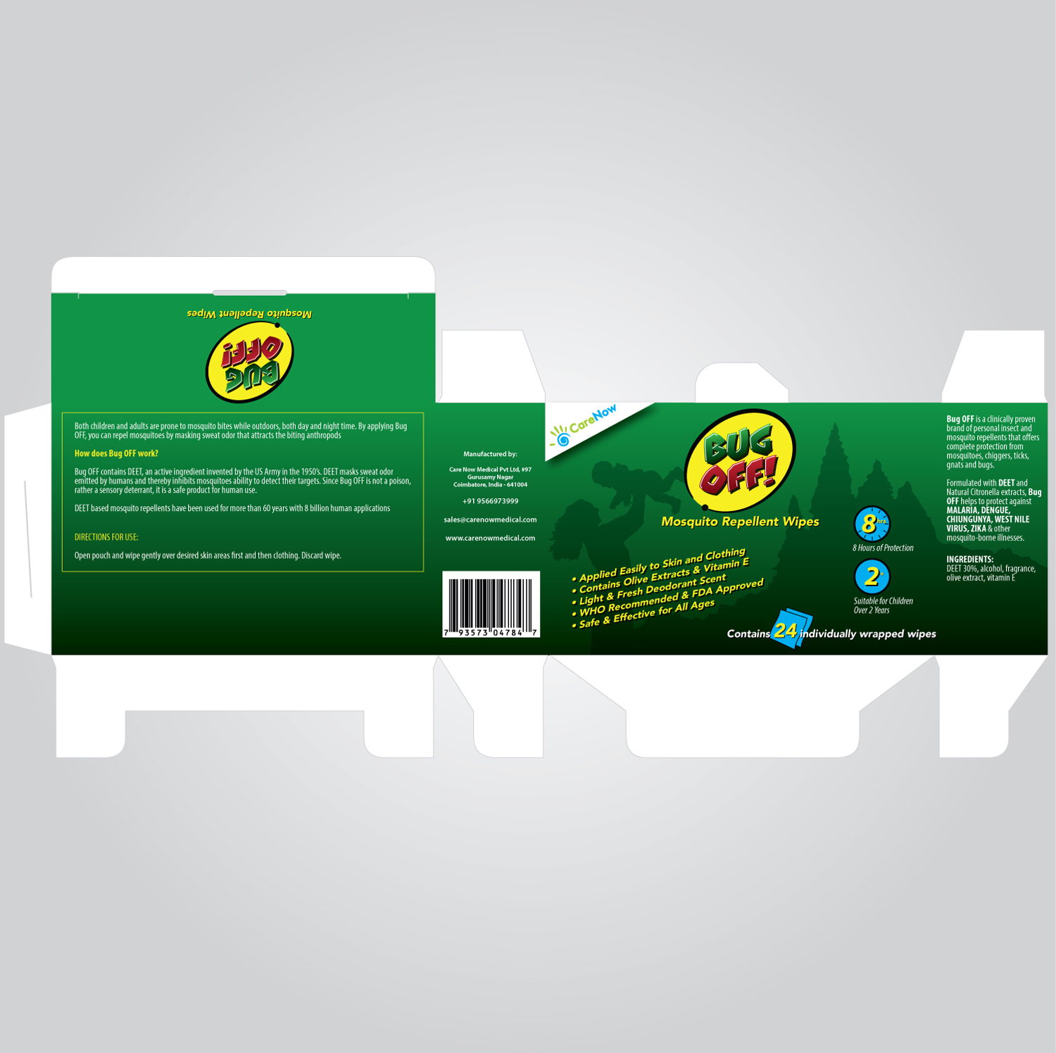 Packaging Design by Kings Bishop Design for CareNow Medical Pvt Ltd | Design #9899652