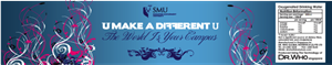 SMU bottled water label  | Graphic Design by schk