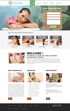 Wordpress Design by Web designer for this project | Design #2166248