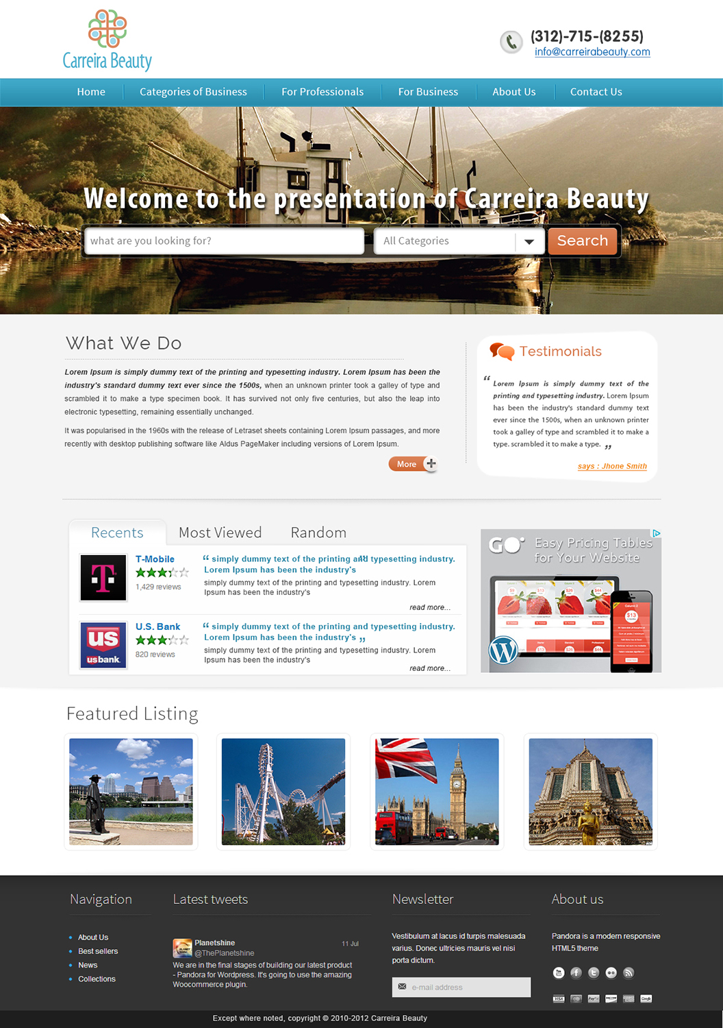 Wordpress Design by webxvision for this project | Design #2143150