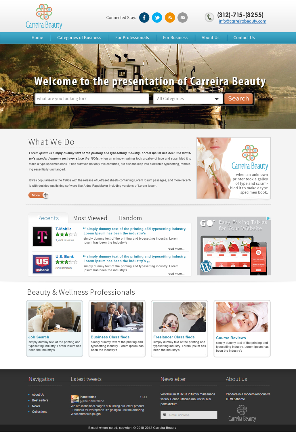 Wordpress Design by webxvision for this project | Design #2176739