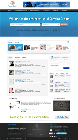 Wordpress Design by webxvision for this project | Design: #2177245