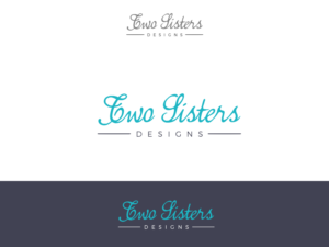 Logo Design by wonderland for Two Sisters Designs | Design: #9769308
