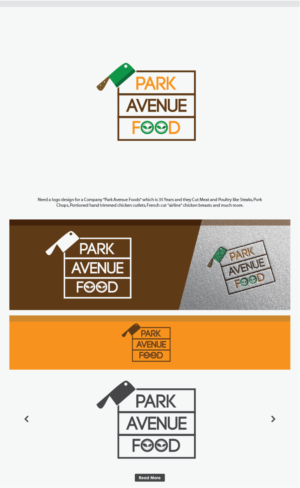 Logo Design by Logo Xtudio for Park Avenue Meats | Design: #9790058
