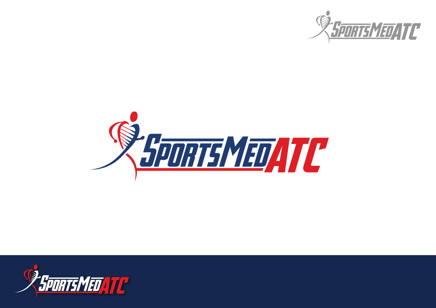 Logo Design by dm.design for sportsmedatc.com | Design #9883997