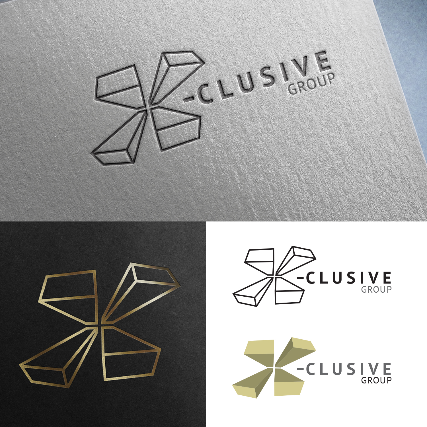 Logo Design by Empathy Design for X-clusive Group Australia Pty Ltd | Design #9796637