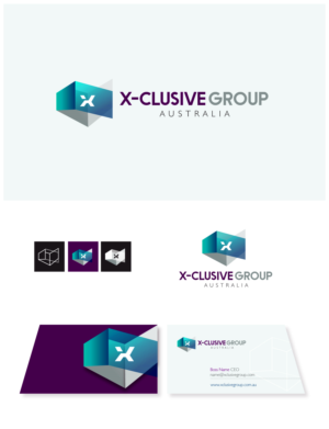 Logo Design by CanDoDesign for X-clusive Group Australia Pty Ltd | Design: #9928378