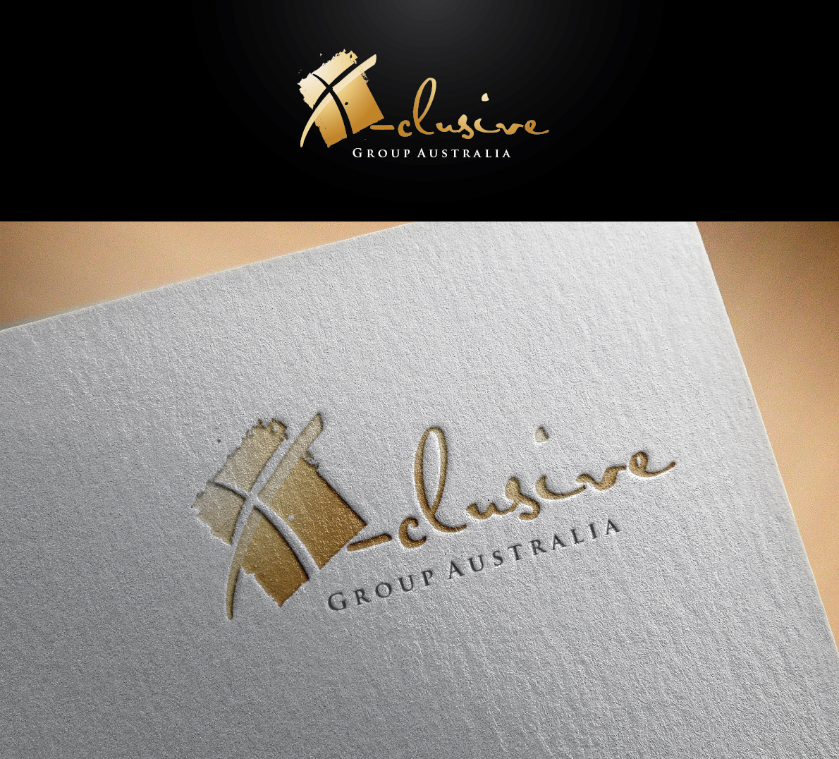 Logo Design by sloggi for X-clusive Group Australia Pty Ltd | Design #9978993
