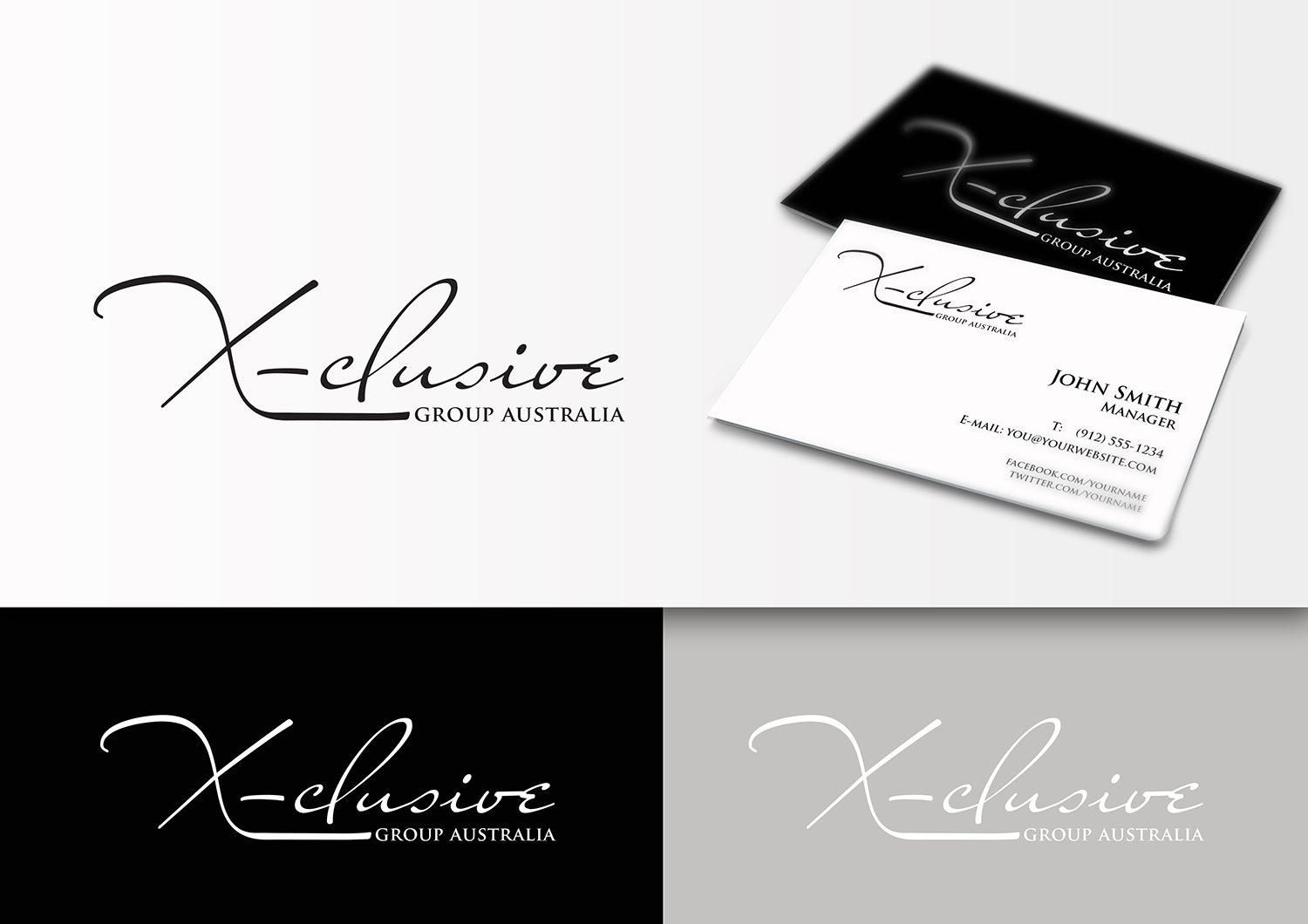Logo Design by maria-kaz for X-clusive Group Australia Pty Ltd | Design #10310468