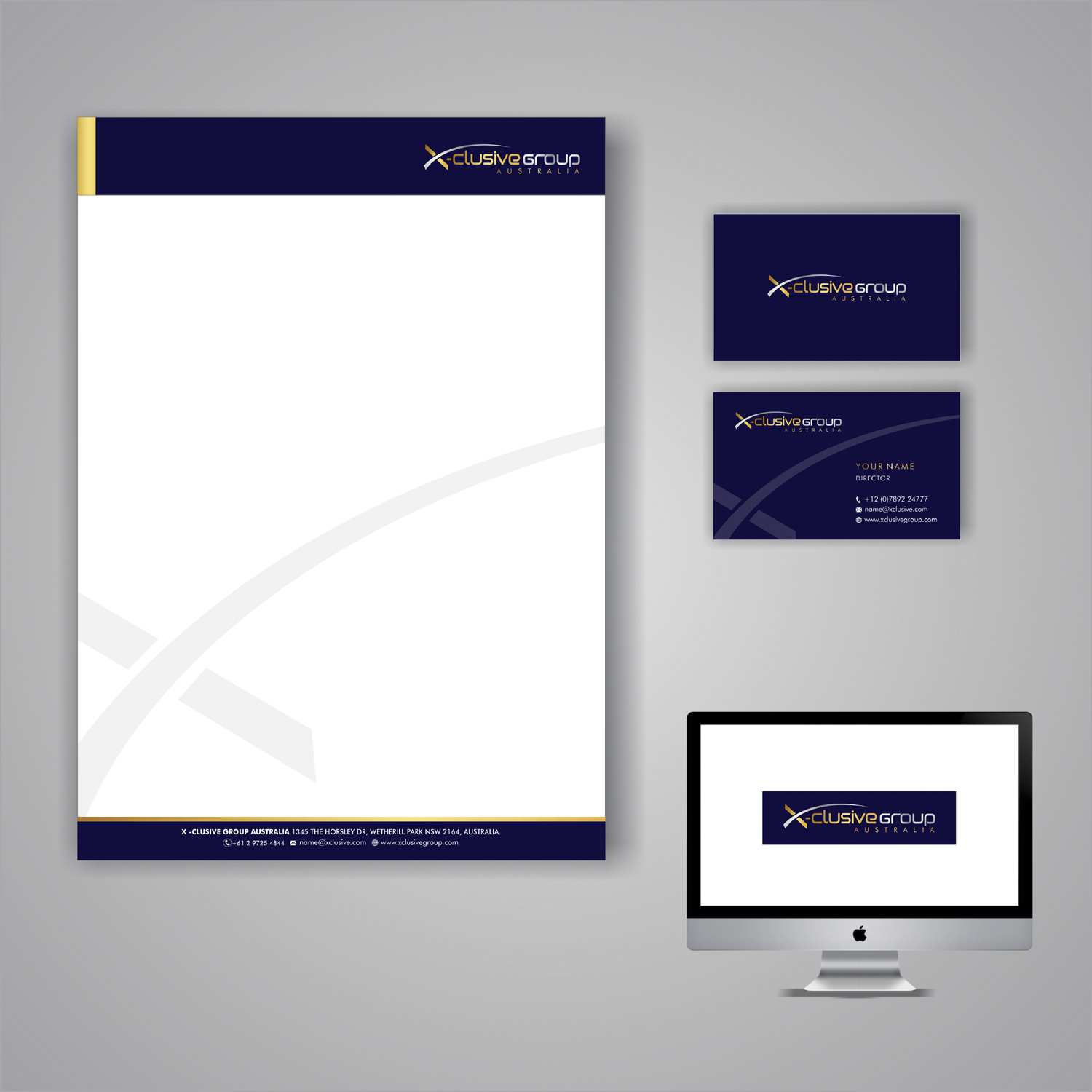 Logo Design by Loknadh busam for X-clusive Group Australia Pty Ltd | Design #9766394