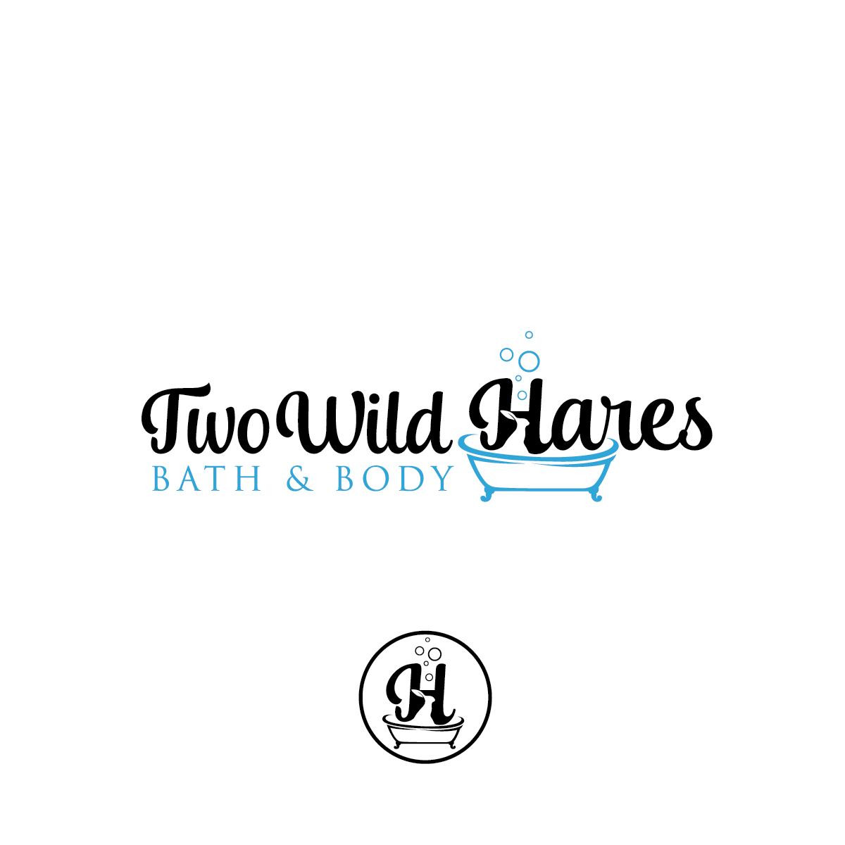 Logo Design by pinkeart for Two Wild Hares | Design #9792349