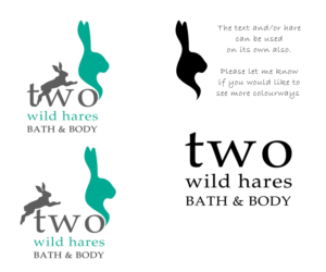 Logo Design by Jo Hooper for Two Wild Hares | Design #9806622