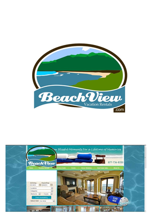 Logo Design by alok bhopatkar for BeachView Vacation Rentals / Luxury Mountain Properties | Design: #2159301