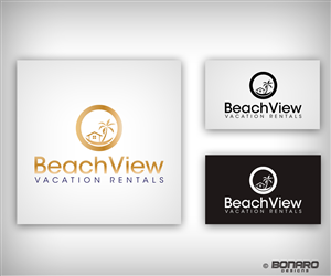 Logo Design by Bonaro Designs for BeachView Vacation Rentals / Luxury Mountain Properties | Design: #2182899
