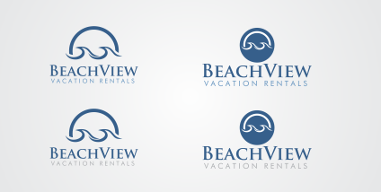 Logo Design by Icy Cool for BeachView Vacation Rentals / Luxury Mountain Properties | Design: #2247502