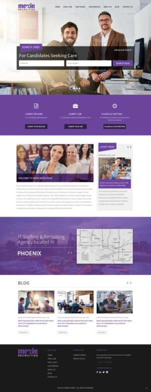 Web Design by pb for Moxie Recruiting | Design: #9789598
