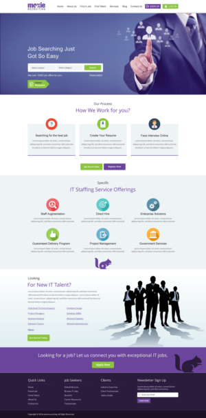 Web Design by Sbss for Moxie Recruiting | Design: #9789865