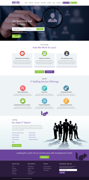 Web Design by Sbss for Moxie Recruiting | Design: #9789868