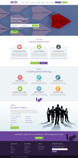 Web Design by Sbss for Moxie Recruiting | Design: #9792396