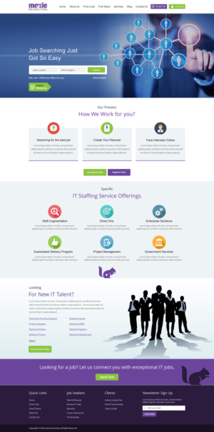 Web Design by Sbss for Moxie Recruiting | Design: #9792398