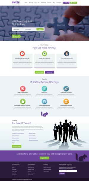 Web Design by Sbss for Moxie Recruiting | Design: #9792406