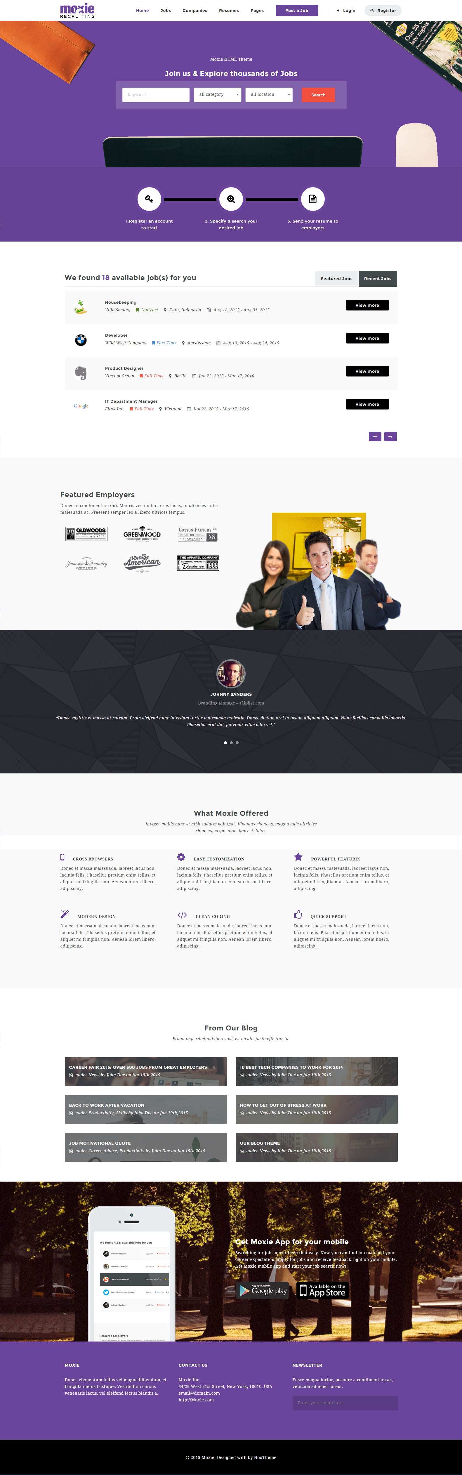 Diseño Web por Subhanu para Moxie Recruiting | Diseño #9774306
