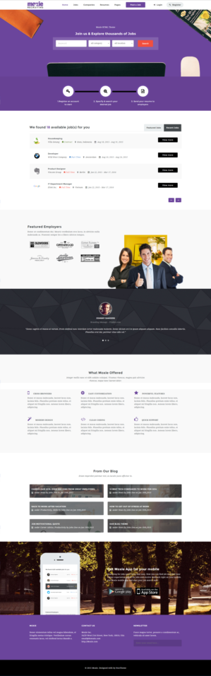 Web Design by Subhanu for Moxie Recruiting | Design #9774306
