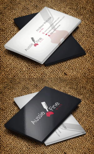 Aussie Fine Wines | Business Card Design by Riz'