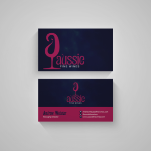 Business Card Design by diRtY.EMM for Aussie Fine Wines | Design: #9878310