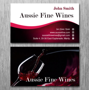 Business Card Design by Lanka Ama for Aussie Fine Wines | Design: #9801284