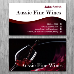 Business Card Design by Lanka Ama for Aussie Fine Wines | Design: #9801285