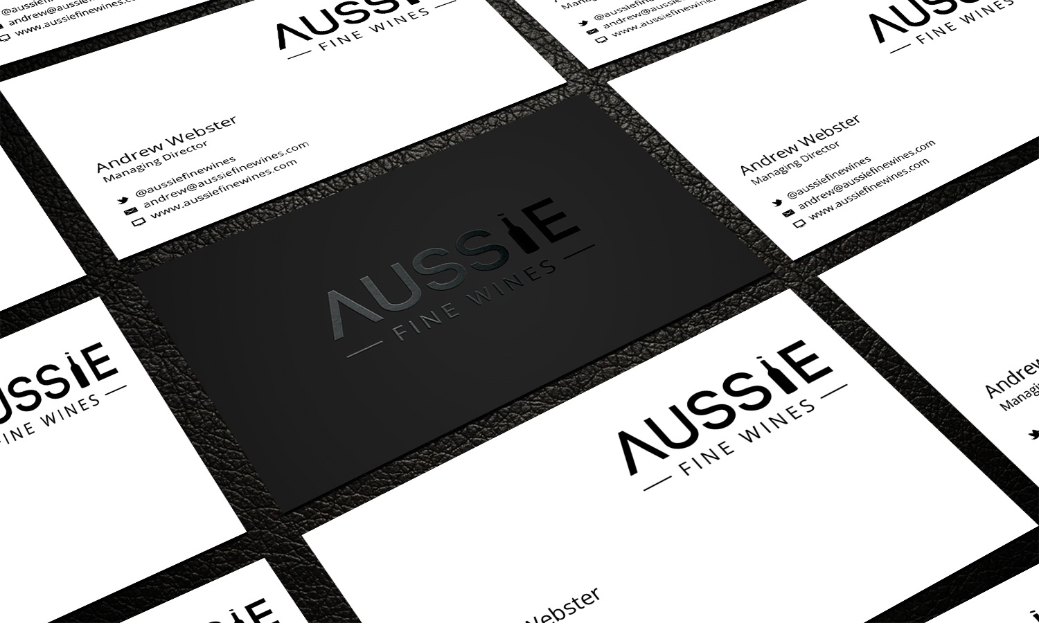 Visitenkarten-Design von Stylez Designz für Aussie Fine Wines | Design #9895108