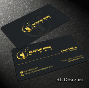 Business Card Design by SL Designer for Aussie Fine Wines | Design: #9792953
