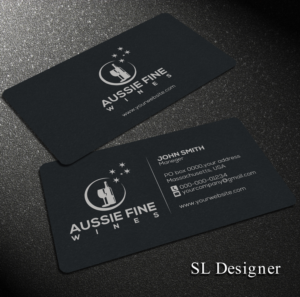 Business Card Design by SL Designer for Aussie Fine Wines | Design: #9797539