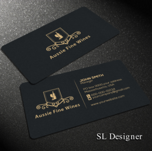 Business Card Design by SL Designer for Aussie Fine Wines | Design: #9797881