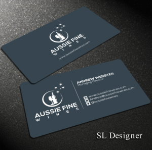 Business Card Design by SL Designer for Aussie Fine Wines | Design: #9800640