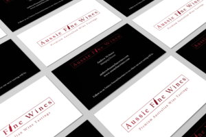 Visitenkarten-Design von HD Design Works für Aussie Fine Wines | Design: #9896864