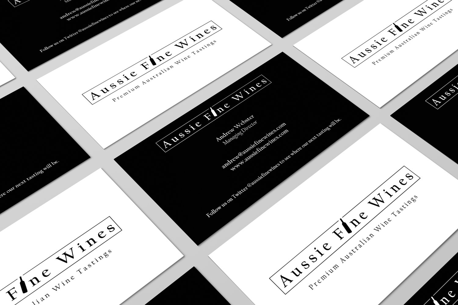 Visitenkarten-Design von HD Design Works für Aussie Fine Wines | Design #9896865