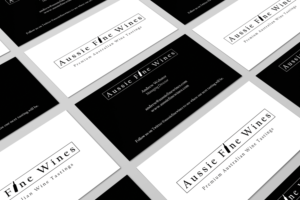 Visitenkarten-Design von HD Design Works für Aussie Fine Wines | Design: #9896865