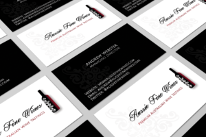Visitenkarten-Design von HD Design Works für Aussie Fine Wines | Design: #9897129