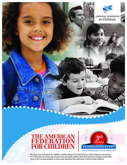 Invitation Design by johnsen designs for American Federation for Children | Design #9883758