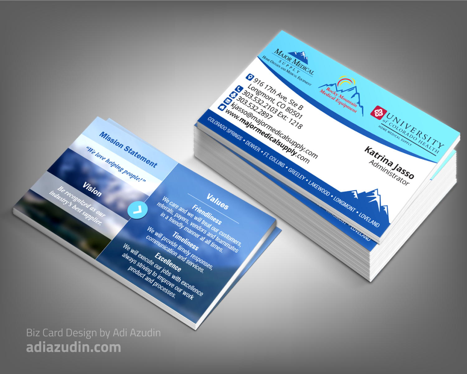 Business Card Design by adiazudin for this project | Design #9779588